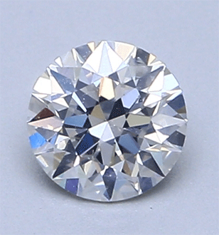 Picture of 0.50 carat natural diamond F VS2, Ideal Cut certified by CGL