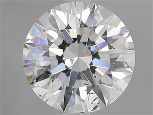 Foto Diamante Natural 2.01 quilates, Redondo , Color E, claridad SI2 y certificado GIA de