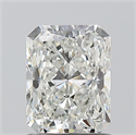Natural Diamond 1.20 Carats, Radiant with  Cut, I Color, SI1 Clarity and Certified by GIA