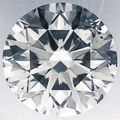 Picture of 1.01 carat Round Natural Diamond I SI1,Ideal-Cut, certified by CGL