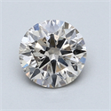 1.01Carats, Round Diamond with Ideal Cut, I Color, SI1 Clarity and Certified by CGL