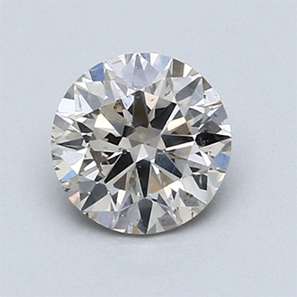 Picture of 1.01Carats, Round Diamond with  Excellent Cut, L Color, SI2 Clarity, eye clean and Certified by IGI