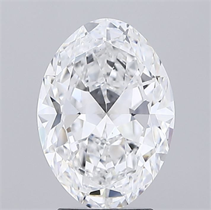 Picture of Natural Diamond 3.01 Carats, Oval with  Cut, E Color, VS2 Clarity and Certified by GIA