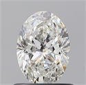 Diamante Natural 0.67 quilates, Ovalado , Color G, claridad VVS2 y certificado GIA