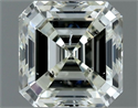 Natural Diamond 1.00 Carats, Asscher with  Cut, K Color, SI2 Clarity and Certified by IGI