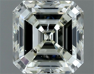 Picture of Natural Diamond 1.00 Carats, Asscher with  Cut, K Color, SI2 Clarity and Certified by IGI