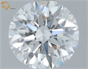 Lab Grown Diamond 1.07 Carats, Round with Ideal Cut, E Color, VVS2 Clarity and Certified by IGI