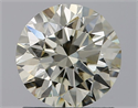 Natural Diamond 1.12 Carats, Round with Excellent Cut, J Color, VS1 Clarity and Certified by IGI
