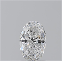 Natural Diamond 1.00 Carats, Oval with  Cut, D Color, VVS1 Clarity and Certified by GIA