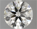 Natural Diamond 0.80 Carats, Round with Excellent Cut, M Color, SI1 Clarity and Certified by GIA