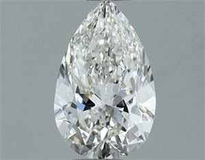 Picture of Natural Diamond 0.62 Carats, Pear with  Cut, I Color, VVS2 Clarity and Certified by GIA