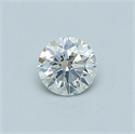 Diamante Natural 0.41 quilates, Redondo , Color H, claridad SI2 y certificado GIA