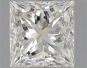 Picture of Natural Diamond 0.51 Carats, Princess with  Cut, G Color, VVS1 Clarity and Certified by GIA