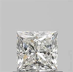 Picture of Natural Diamond 0.73 Carats, Princess with  Cut, J Color, VS2 Clarity and Certified by GIA