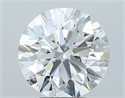 Diamante Natural 3.51 quilates, Redondo , Color F, claridad VS2 y certificado GIA