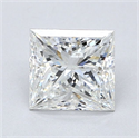 Natural Diamond 1.71 Carats, Princess with  Cut, G Color, SI2 Clarity and Certified by GIA