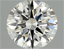 Diamante Natural 0.50 quilates, Redondo , Color J, claridad VVS1 y certificado GIA
