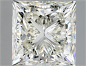 Natural Diamond 1.20 Carats, Princess with  Cut, J Color, VS1 Clarity and Certified by GIA