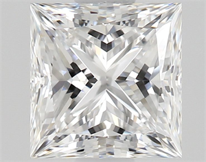 Picture of Natural Diamond 0.81 Carats, Princess with  Cut, D Color, VVS2 Clarity and Certified by GIA