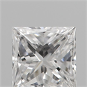 Natural Diamond 0.21 Carats, Princess with  Cut, E Color, VS1 Clarity and Certified by IGI