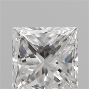 Picture of Natural Diamond 0.21 Carats, Princess with  Cut, E Color, VS1 Clarity and Certified by IGI