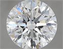 Natural Diamond 1.05 Carats, Princess with  Cut, F Color, VS1 Clarity and Certified by GIA
