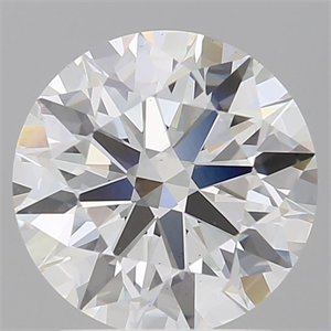 Picture of Lab Grown Diamond 2.09 Carats, Round with Ideal Cut, E Color, VS1 Clarity and Certified by IGI