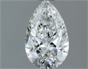 Natural Diamond 0.60 Carats, Pear with  Cut, G Color, VS2 Clarity and Certified by GIA