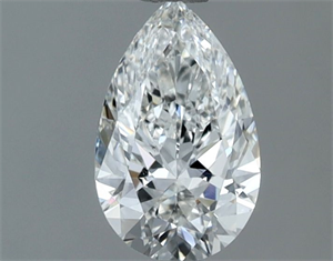 Foto Diamante Natural 0.60 quilates, De pera , Color G, claridad VS2 y certificado GIA de