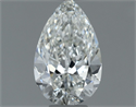 Diamante Natural 0.51 quilates, De pera , Color H, claridad IF y certificado GIA