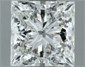 Natural Diamond 1.50 Carats, Princess with  Cut, H Color, SI1 Clarity and Certified by GIA