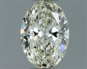 Picture of Natural Diamond 0.51 Carats, Oval with  Cut, J Color, VVS1 Clarity and Certified by IGI