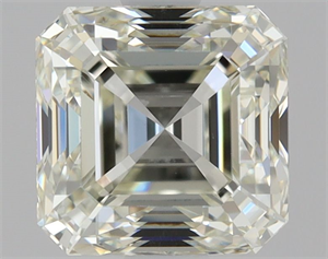 Foto Diamante Natural 1.20 quilates, Asscher , Color K, claridad VVS1 y certificado GIA de