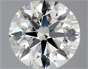 Diamante Natural 0.75 quilates, Redondo , Color J, claridad VVS1 y certificado GIA