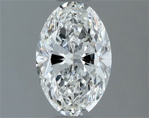 Picture of Natural Diamond 1.00 Carats, Oval with  Cut, G Color, SI2 Clarity and Certified by GIA