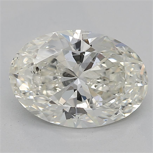 Foto Diamante Natural 1.40 quilates, Ovalado , Color J, claridad SI2 y certificado GIA de