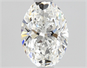 Natural Diamond 0.60 Carats, Oval with  Cut, F Color, VVS1 Clarity and Certified by GIA