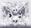 1.26 Carats, Princess Diamond with Very Good Cut G VS2 Certified by GIA