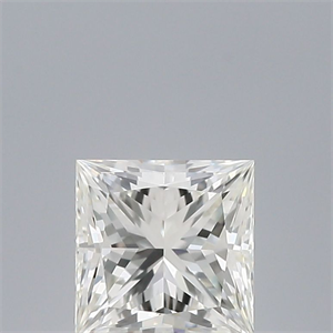 Picture of Natural Diamond 0.40 Carats, Princess with  Cut, G Color, IF Clarity and Certified by IGI