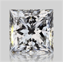 Natural Diamond 2.04 Carats, Princess with  Cut, D Color, VVS1 Clarity and Certified by GIA