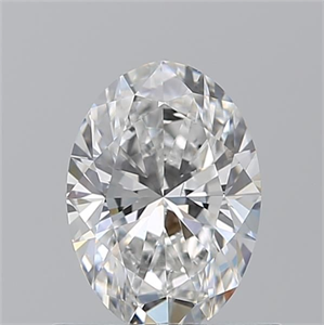 Picture of Natural Diamond 0.70 Carats, Oval with  Cut, E Color, VS2 Clarity and Certified by GIA