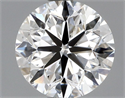 Diamante Natural 0.70 quilates, Redondo , Color F, claridad SI1 y certificado GIA