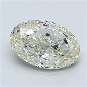 Picture of Natural Diamond 2.12 Carats, Oval with  Cut, M Color, SI1 Clarity and Certified by GIA
