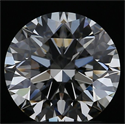 Natural Diamond 0.93 Carats, Round with Excellent Cut, H Color, VVS1 Clarity and Certified by GIA