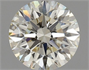 Natural Diamond 1.11 Carats, Round with Excellent Cut, J Color, VS1 Clarity and Certified by IGI