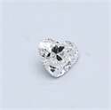 Natural Diamond 0.40 Carats, Heart with  Cut, E Color, VVS2 Clarity and Certified by GIA