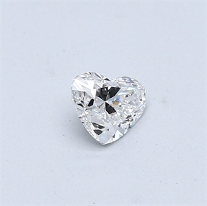 Picture of Natural Diamond 0.40 Carats, Heart with  Cut, E Color, VVS2 Clarity and Certified by GIA