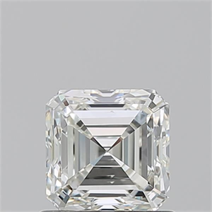 Picture of Natural Diamond 0.90 Carats, Asscher with  Cut, I Color, SI1 Clarity and Certified by GIA