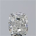 Natural Diamond 1.51 Carats, Cushion with  Cut, H Color, VS1 Clarity and Certified by GIA