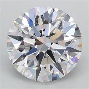 Picture of Lab Grown Diamond 1.02 Carats, Round with Ideal Cut, D Color, VS2 Clarity and Certified by IGI